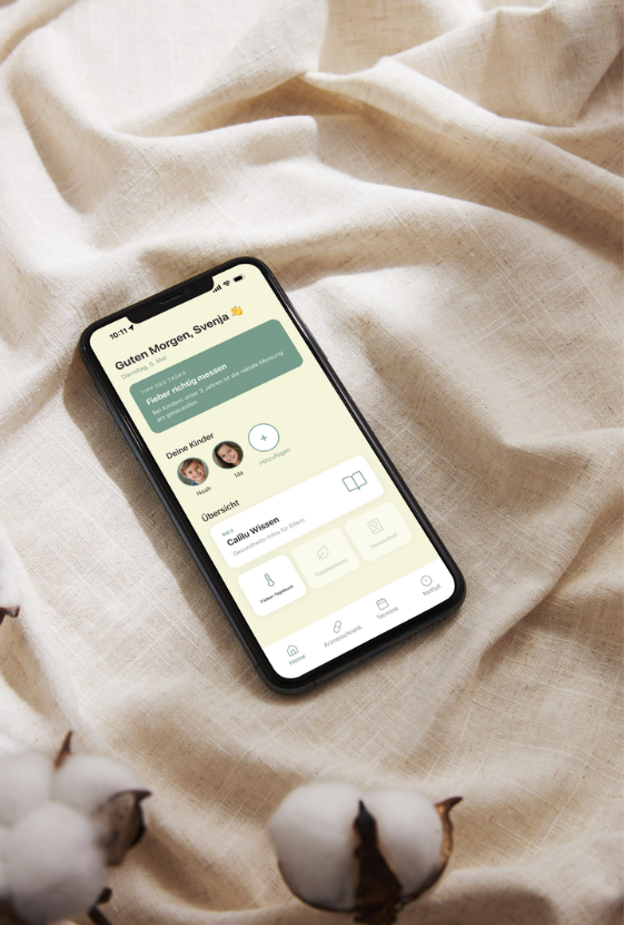 Calilu App auf iPhone